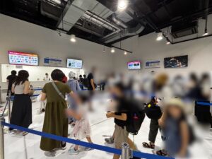 アクアパーク品川のチケット売り場