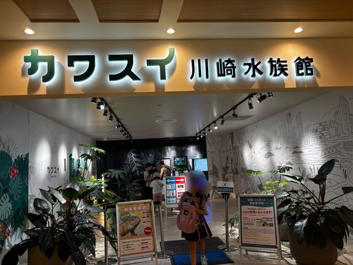 子連れで行くカワスイ川崎水族館